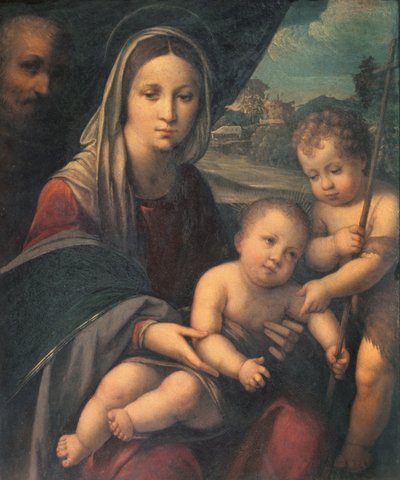 Madonna y Niño con el joven San Juan Bautista de Niccolò Pisano